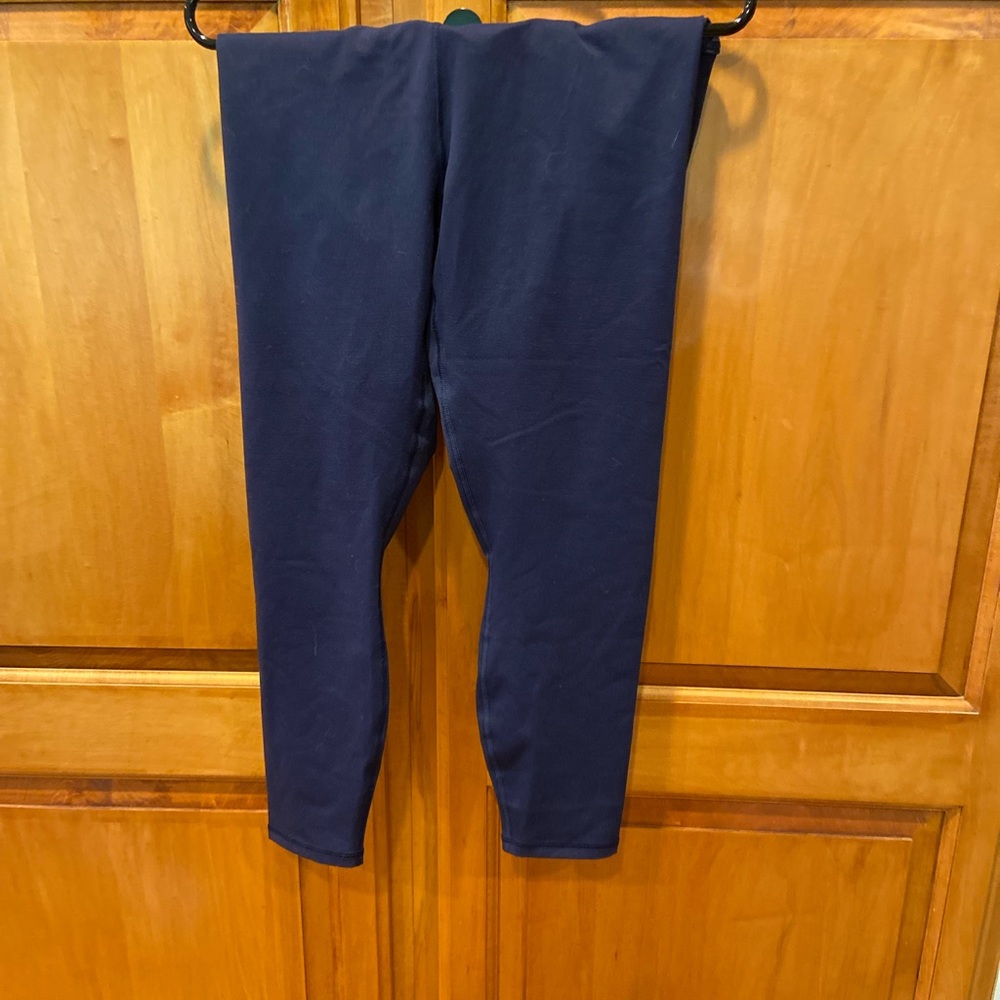 Fabletics Blue Leggings Athletic Stretchy Bottoms